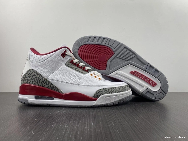 Rep 3 Red Cardinal Jordan Retro CT8532-126 0822
